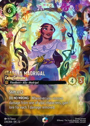 Isabela Madrigal - Caring Cultivator (Enchanted) (224/204) Wilds Unknown ()