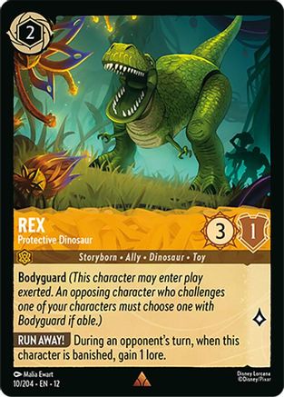 Rex - Protective Dinosaur (10/204) Wilds Unknown (Cold Foil)