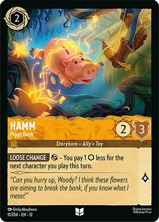 Hamm - Piggy Bank (11/204) Wilds Unknown (Cold Foil)