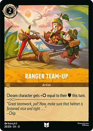 Ranger Team-Up (28/204) Wilds Unknown (Cold Foil)