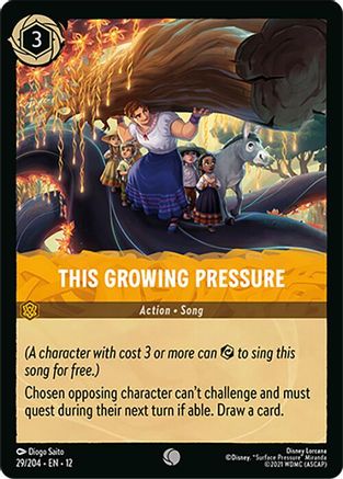 This Growing Pressure (29/204) Wilds Unknown (Cold Foil)