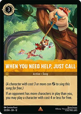 When You Need Help, Just Call (32/204) Wilds Unknown (Non-Foil)