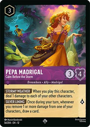 Pepa Madrigal - Calm Before the Storm (56/204) Wilds Unknown (Non-Foil)