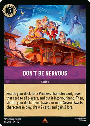Don't Be Nervous (65/204) Wilds Unknown (Cold Foil)