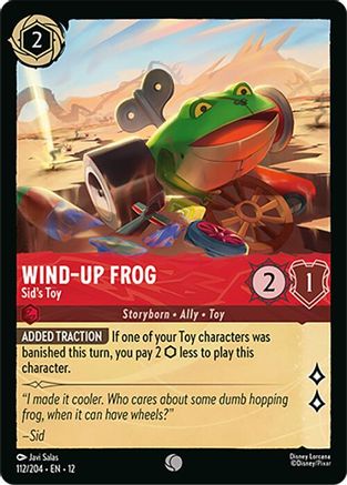 Wind-Up Frog - Sid's Toy (112/204) Wilds Unknown (Cold Foil)