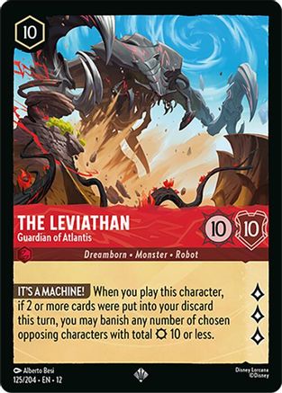 The Leviathan - Guardian of Atlantis (125/204) Wilds Unknown (Non-Foil)