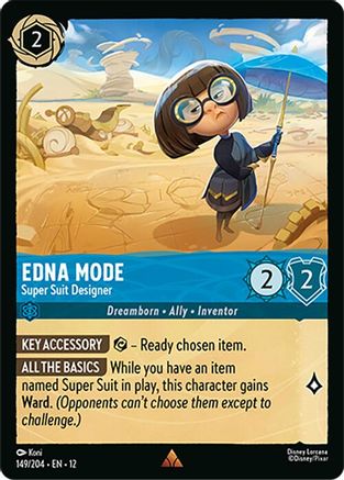 Edna Mode - Super Suit Designer (149/204) Wilds Unknown (Cold Foil)