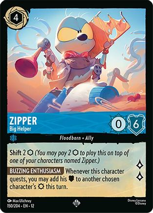Zipper - Big Helper (150/204) Wilds Unknown (Non-Foil)