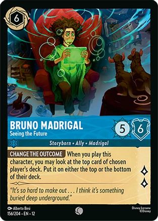 Bruno Madrigal - Seeing the Future (156/204) Wilds Unknown (Non-Foil)