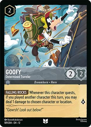 Goofy - Determined Traveler (189/204) Wilds Unknown (Non-Foil)