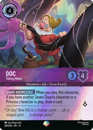 Doc - Taking Notes (Epic) (210/204) Wilds Unknown ()