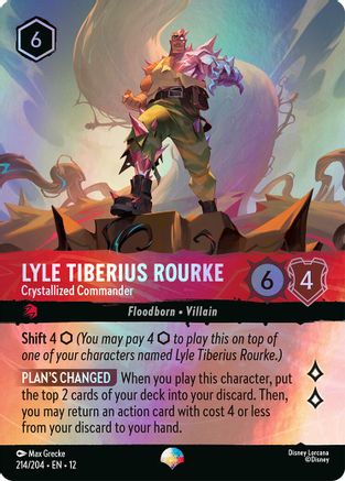 Lyle Tiberius Rourke - Crystallized Commander (Epic) (214/204) Wilds Unknown ()