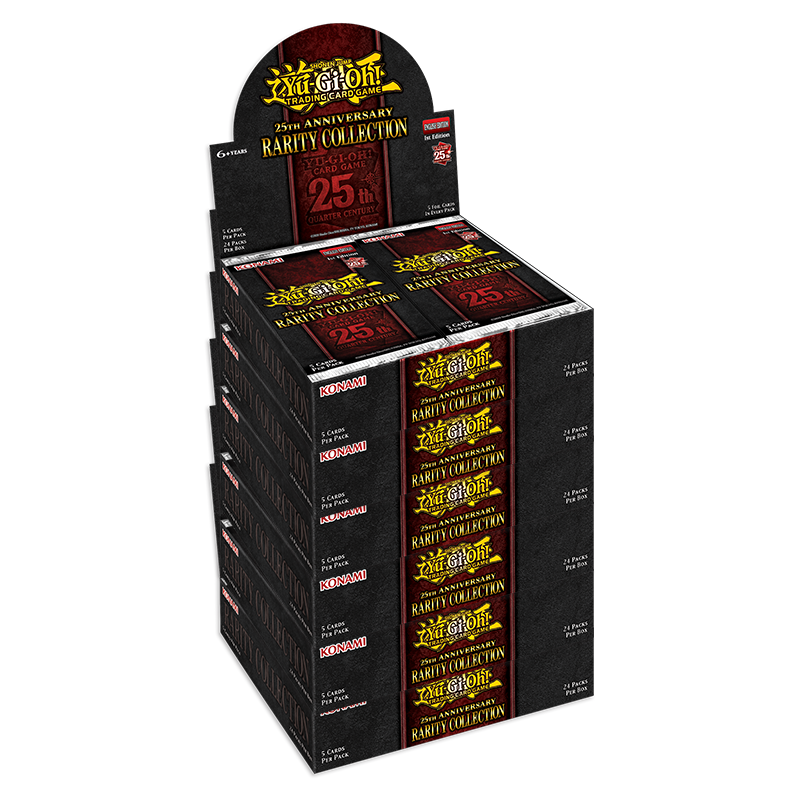 Yugioh! Booster Boxes: 25th Anniversary Rarity Collection HALF CASE *Sealed*
