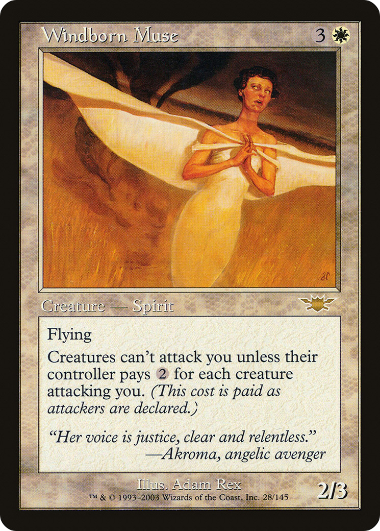 Windborn Muse (LGN-028) - Legions Foil