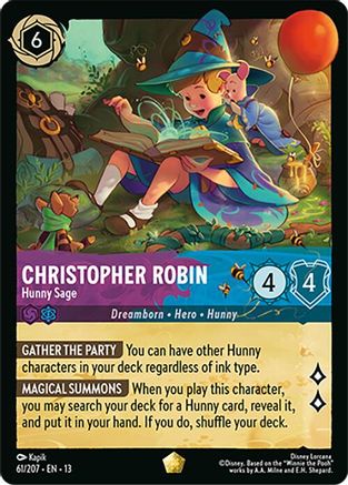Christopher Robin - Hunny Sage (61/204) Attack of the Vine (Cold Foil)