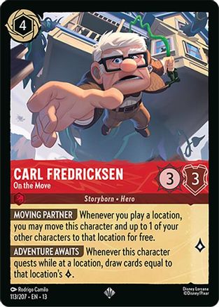Carl Fredricksen - On the Move (113/204) Attack of the Vine (Non-Foil)