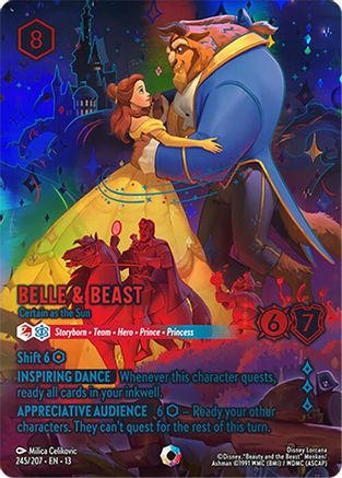 Belle & Beast - Certain as the Sun (Iconic) (245/204) Attack of the Vine ()