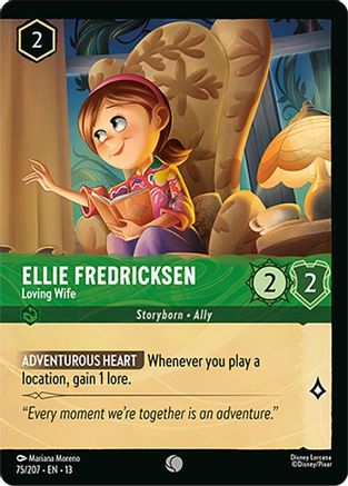 Ellie Fredricksen - Loving Wife (Foil) (75/204) Attack of the Vine (Cold Foil)
