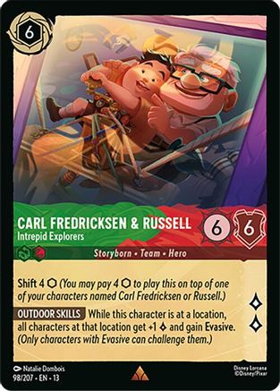 Carl Fredricksen & Russell - Intrepid Explorers (98/204) Attack of the Vine (Non-Foil)