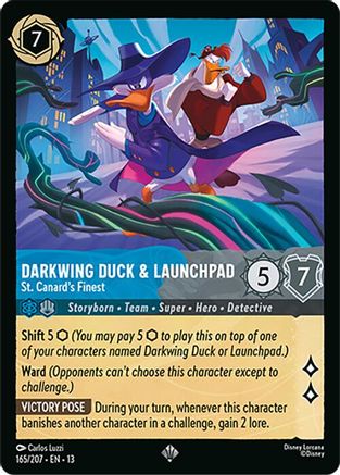 Darkwing Duck & Launchpad - St. Canard's Finest (165/204) Attack of the Vine (Non-Foil)