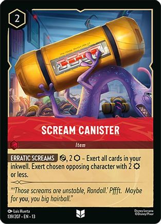 Scream Canister (139/204) Attack of the Vine (Non-Foil)