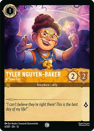 Tyler Nguyen-Baker - 4*Town Fan (4/204) Attack of the Vine (Non-Foil)