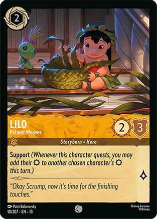 Lilo - Patient Weaver (10/204) Attack of the Vine (Non-Foil)