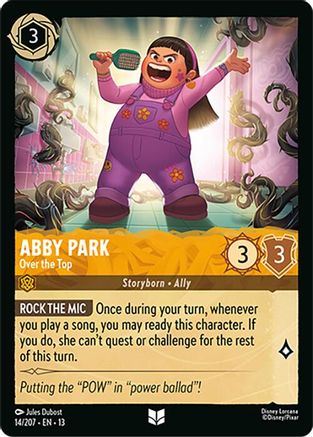 Abby Park - Over the Top (14/204) Attack of the Vine (Cold Foil)