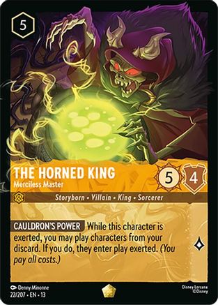 The Horned King - Merciless Master (22/204) Attack of the Vine (Non-Foil)