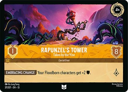 Rapunzel's Tower - Taken by the Vine (37/204) Attack of the Vine (Cold Foil)