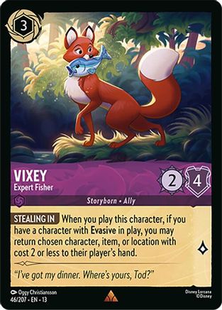 Vixey - Expert Fisher (46/204) Attack of the Vine (Non-Foil)
