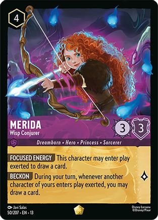 Merida - Wisp Conjurer (50/204) Attack of the Vine (Non-Foil)