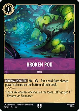 Broken Pod (70/204) Attack of the Vine (Cold Foil)