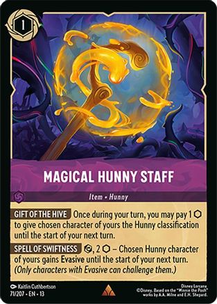 Magical Hunny Staff (71/204) Attack of the Vine (Cold Foil)