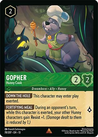 Gopher - Hunny Cook (78/204) Attack of the Vine (Cold Foil)