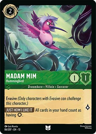 Madam Mim - Hummingbird (86/204) Attack of the Vine (Non-Foil)