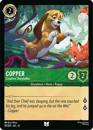Copper - Creative Storyteller (90/204) Attack of the Vine (Non-Foil)
