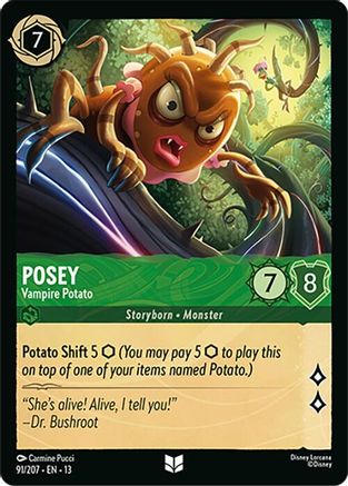 Posey - Vampire Potato (91/204) Attack of the Vine (Cold Foil)