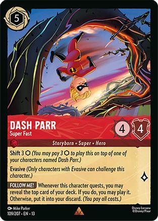 Dash Parr - Super Fast (109/204) Attack of the Vine (Non-Foil)