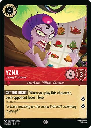 Yzma - Choosy Customer (110/204) Attack of the Vine (Non-Foil)