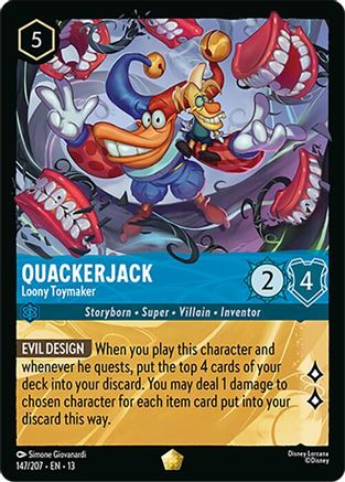 Quackerjack - Loony Toymaker (147/204) Attack of the Vine (Non-Foil)