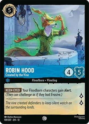 Robin Hood - Created by the Vine (159/204) Attack of the Vine (Non-Foil)