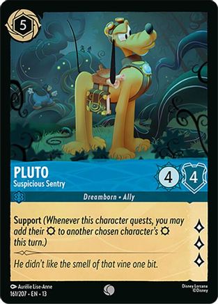 Pluto - Suspicious Sentry (161/204) Attack of the Vine (Cold Foil)