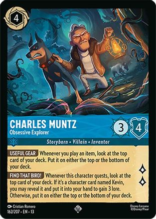 Charles Muntz - Obsessive Explorer (162/204) Attack of the Vine (Cold Foil)