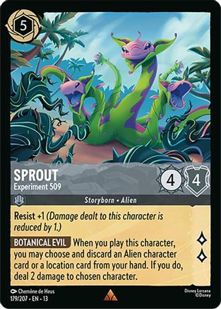 Sprout - Experiment 509 (179/204) Attack of the Vine (Cold Foil)