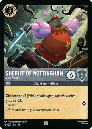 Sheriff of Nottingham - Vine Slayer (181/204) Attack of the Vine (Non-Foil)