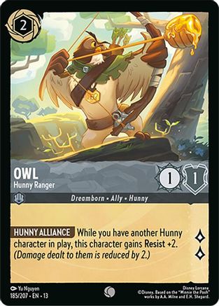 Owl - Hunny Ranger (185/204) Attack of the Vine (Non-Foil)