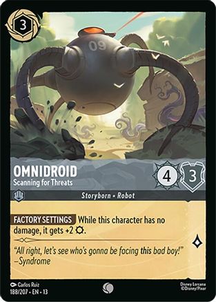 Omnidroid - Scanning for Threats (188/204) Attack of the Vine (Cold Foil)