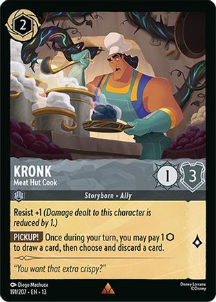 Kronk - Meat Hut Cook (191/204) Attack of the Vine (Cold Foil)