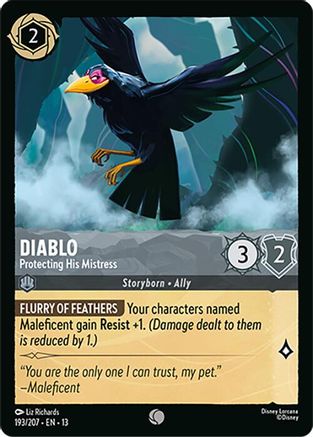 Diablo - Protecting His Mistress (193/204) Attack of the Vine (Cold Foil)